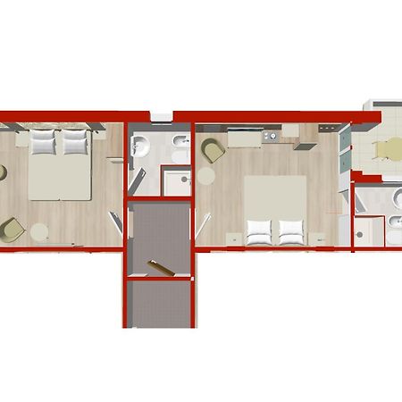 Continental B&B City Hotel Bibione Zewnętrze zdjęcie